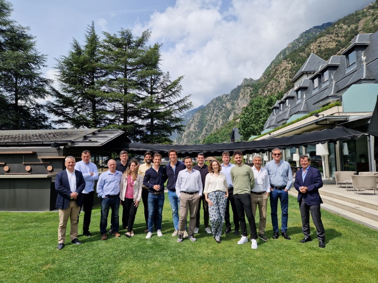 Participants de la tercera trobada anual de Scale Lab Andorra.